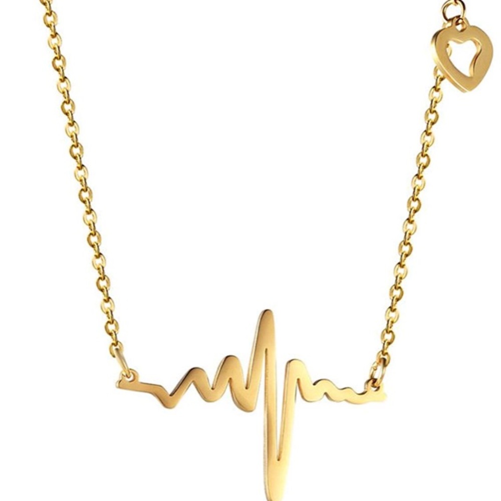 💋4/$25💋Darling Heartbeat Necklace w/ tiny heart
